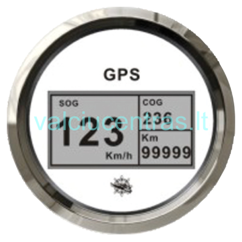 Skaitmeninis spidometras su kompasu ir GPS Nr.6 Skaitmeninis spidometras su kompasu ir GPS Nr.6